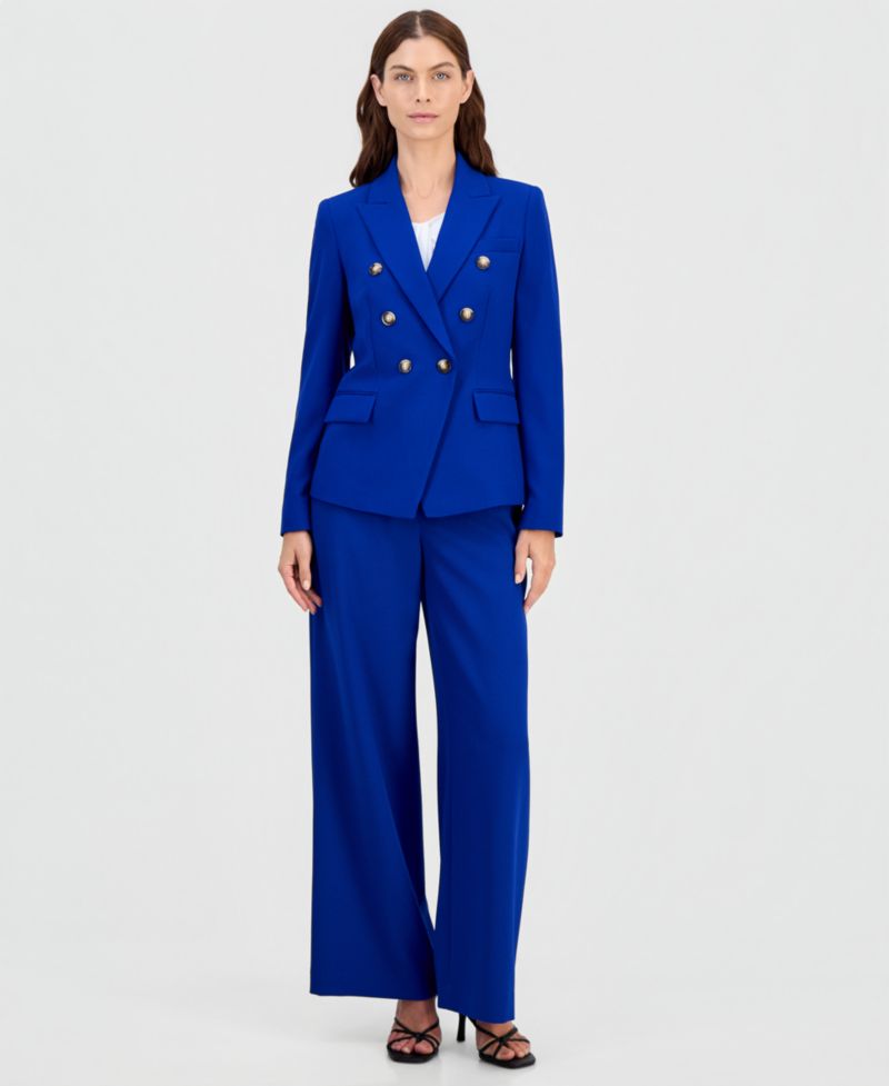 Women's Faux Double-Breasted Blazer