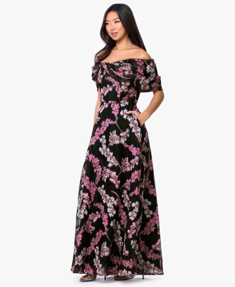Women's Off-The-Shoulder Twist Dress