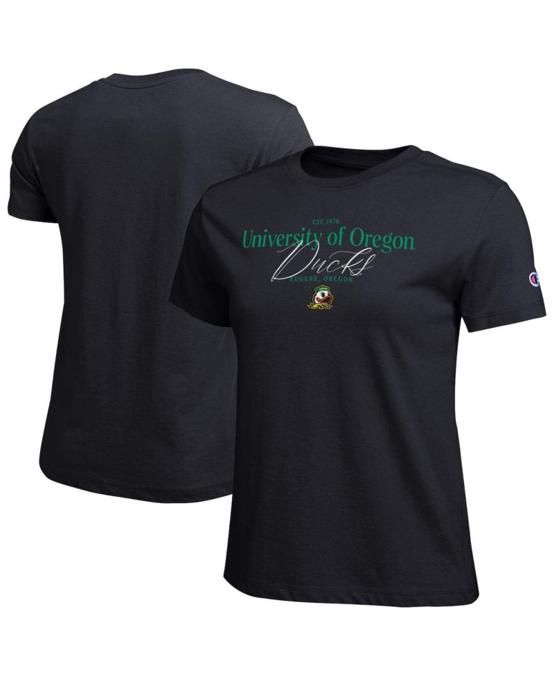 Women's Black Oregon Ducks Lifestyle T-Shirt