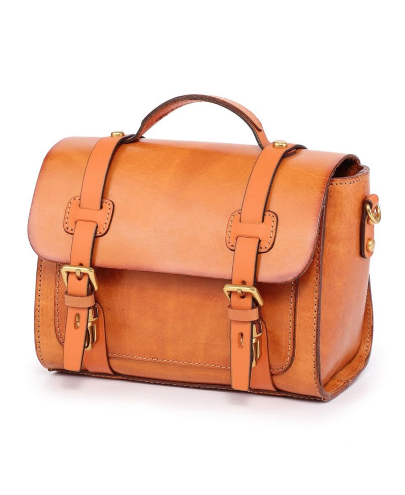 Ficus Mini Leather Satchel Bag