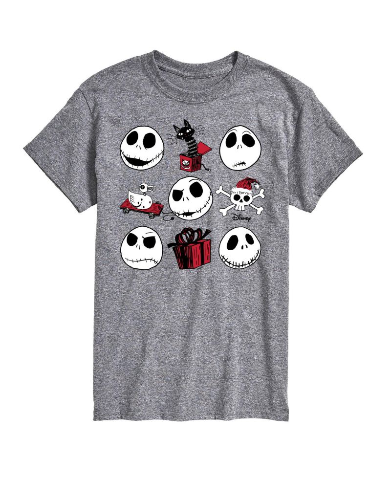 Men's Nightmare Before Christmas Faces Short Sleeve Tee