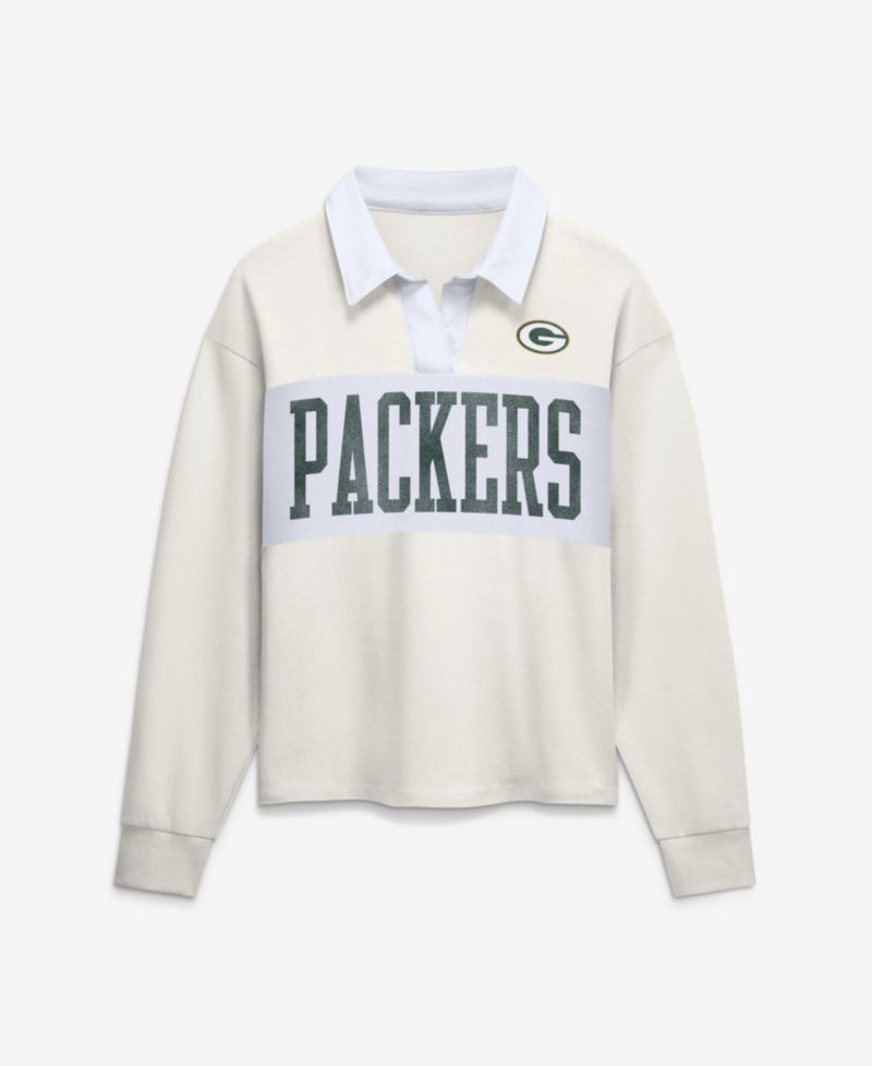 Women's Green Bay Packers Heritage Play Action Long Sleeve Polo