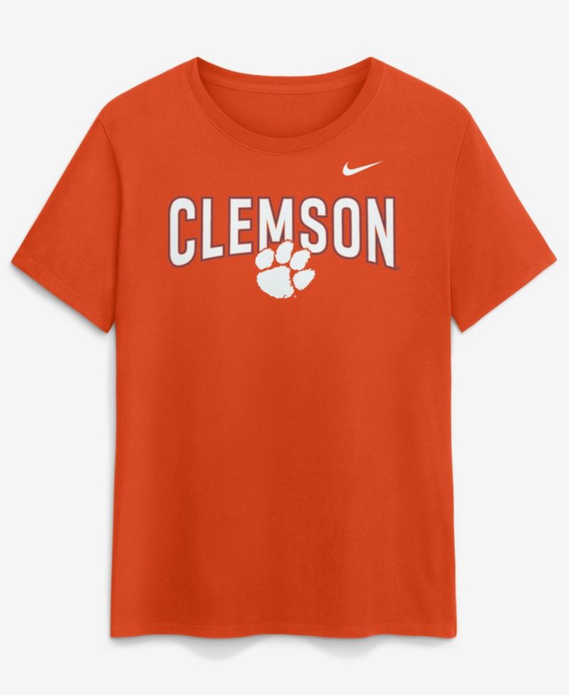 Women's Orange Clemson Tigers Arch Logo T-Shirt