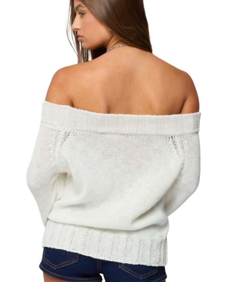 Womens Noemi Off Shoulder Sweater