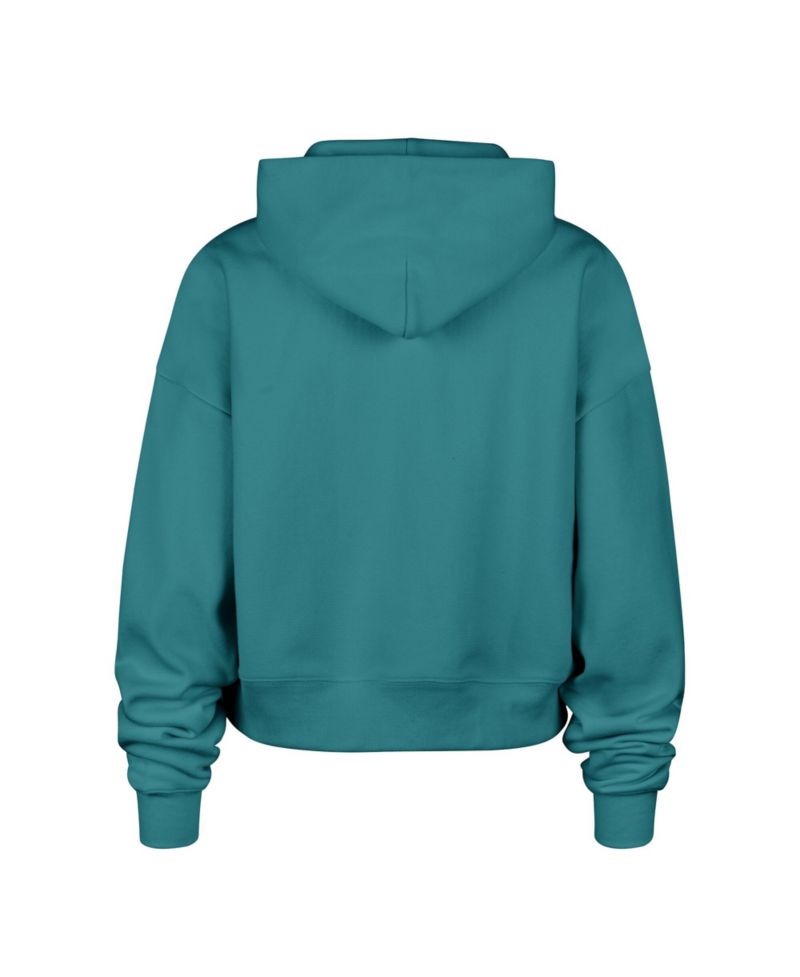 47 Brand Women's Teal Chicago Cubs Contemporary Basics Anderson Foundation Hoodie