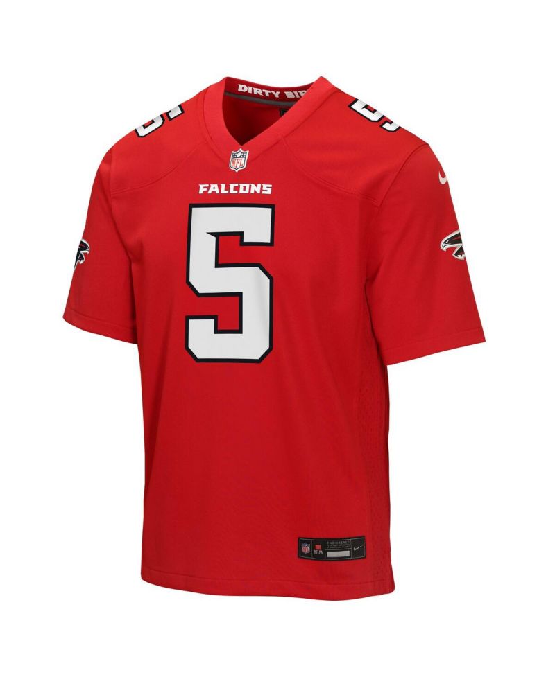Big Boys and Girls Drake London Red Atlanta Falcons Game Jersey