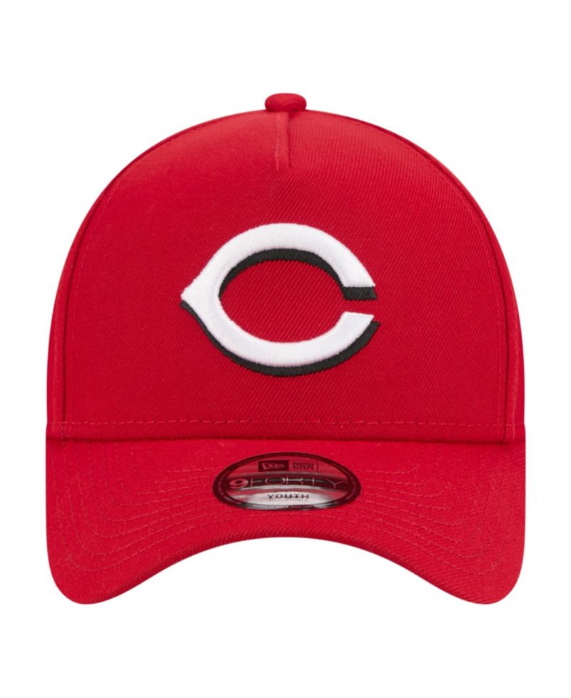 Big Boys and Girls Red Cincinnati Reds 9FORTY A-Frame Adjustable Hat