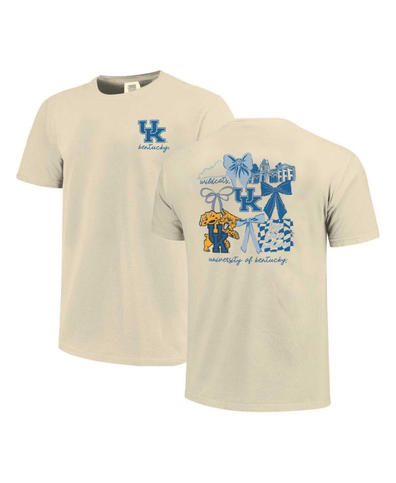 Men's and Women's Natural Kentucky Wildcats Comfort Colors Coquette T-Shirt
