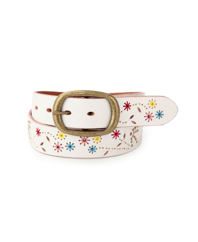 Women's Blossom Leather Belt