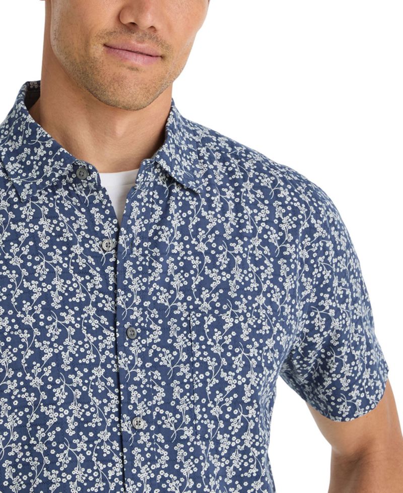 Men's Dobby Short-Sleeve Shirt