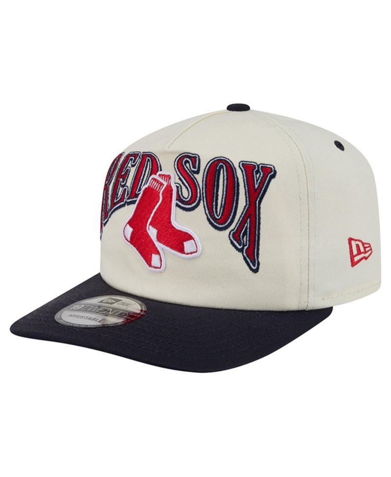 Men's Cream/Navy Boston Red Sox Vintage 19TWENTY Adjustable Hat
