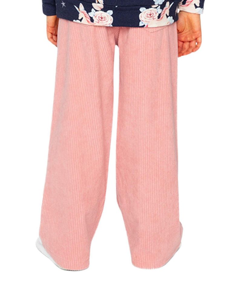 Big Girls (6Y - 14Y) Stretch Corduroy Wide Leg Pants