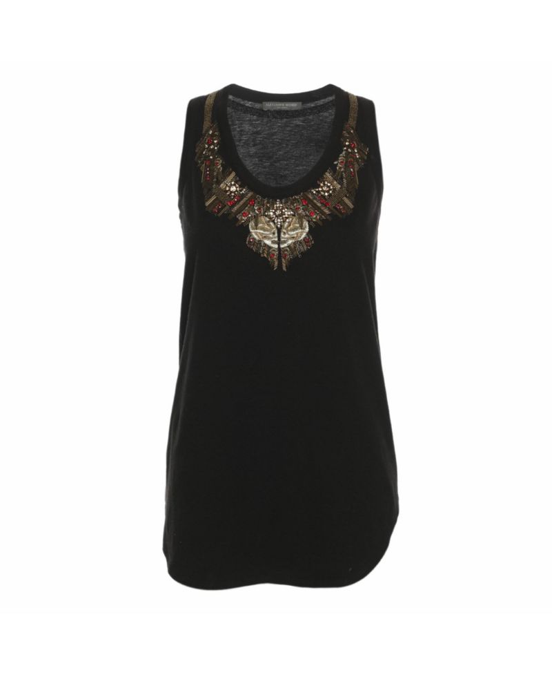 Women's Embellished Knit Tank Top