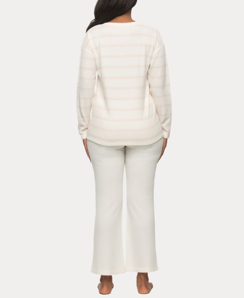 Women's Jolie V-Neck Henley and Pant Lounge Set
