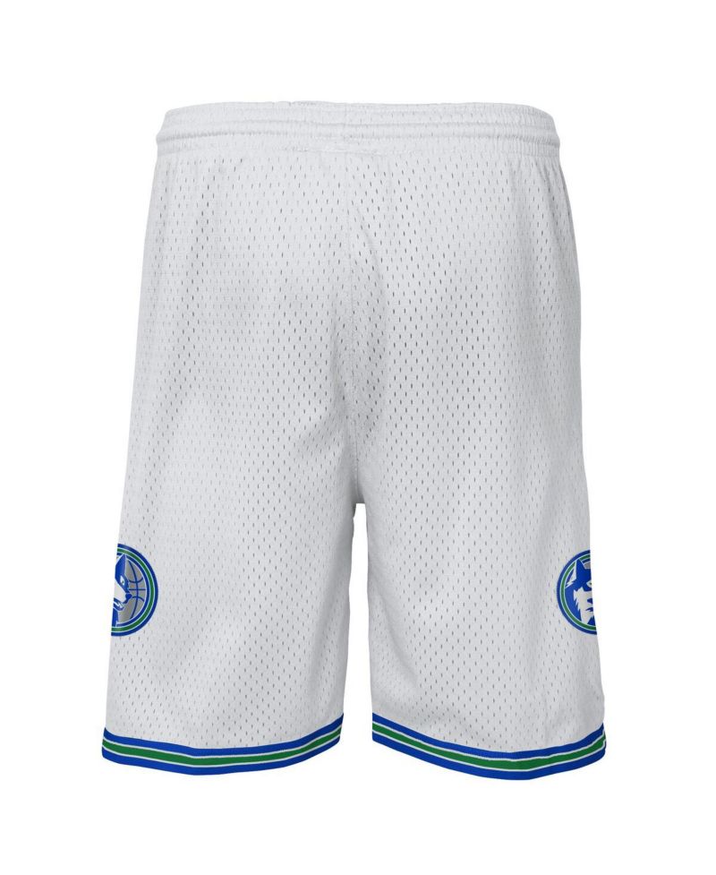 Big Boys and Girls White Minnesota Timberwolves Swingman Shorts