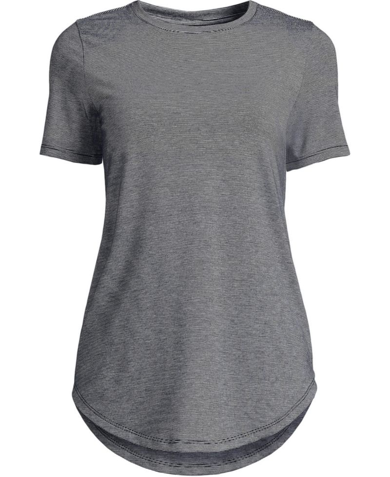 Plus Size Short Sleeve Cooling Performance Tunic Tee
