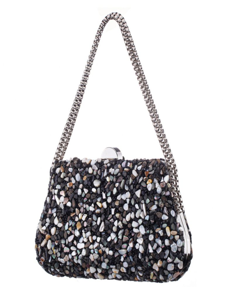 Rock Candy Minaudiere Crystal Lift Lock Clutch
