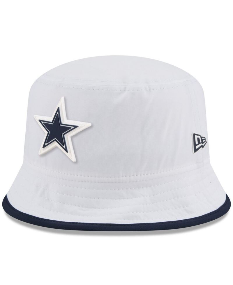 Men's White Dallas Cowboys 2025 NFL Training Camp Stretch Bucket Hat