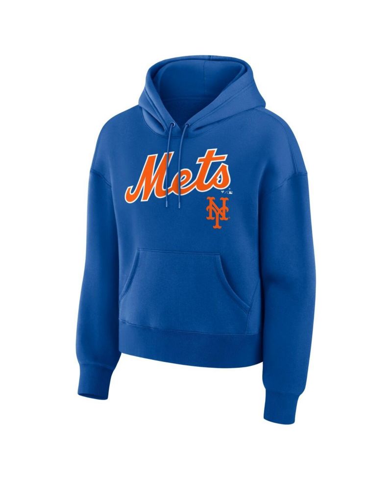 Women's Royal New York Mets Lockup Legacy Fleece Hoodie