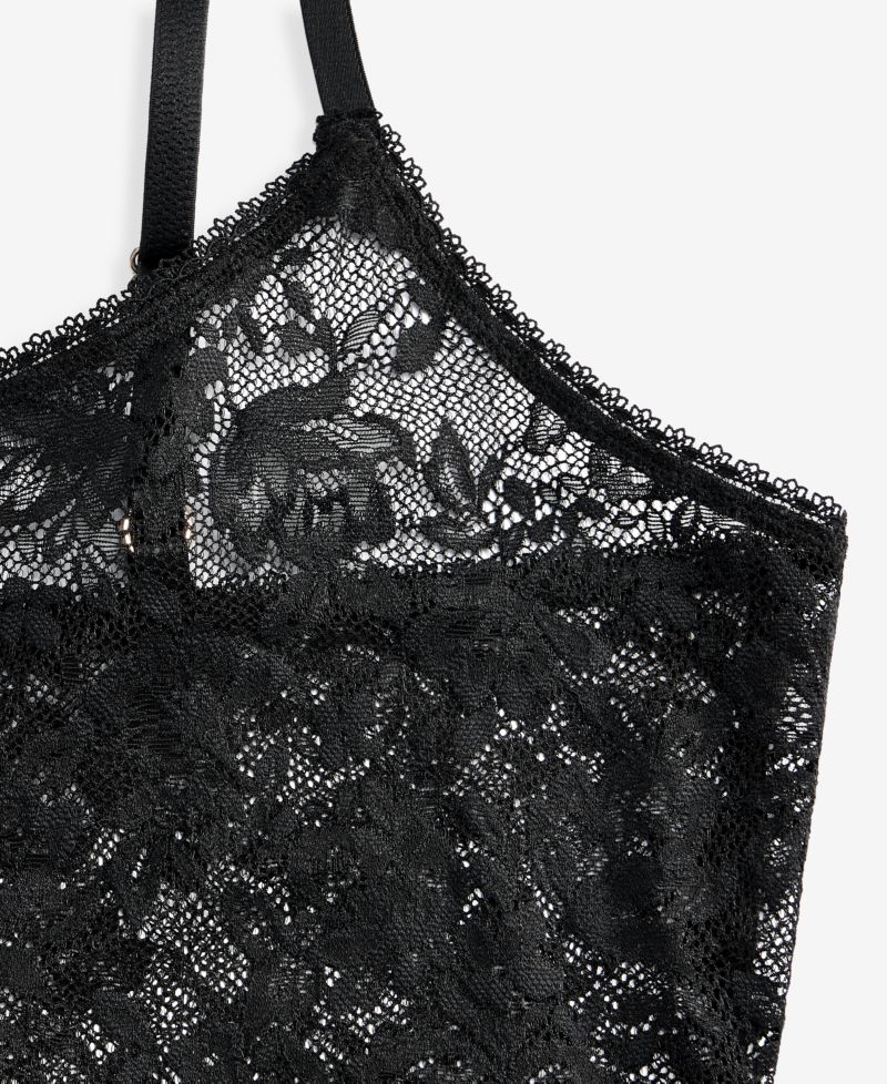 I.N.C International Concepts Women's Lace Thong Bodysuit