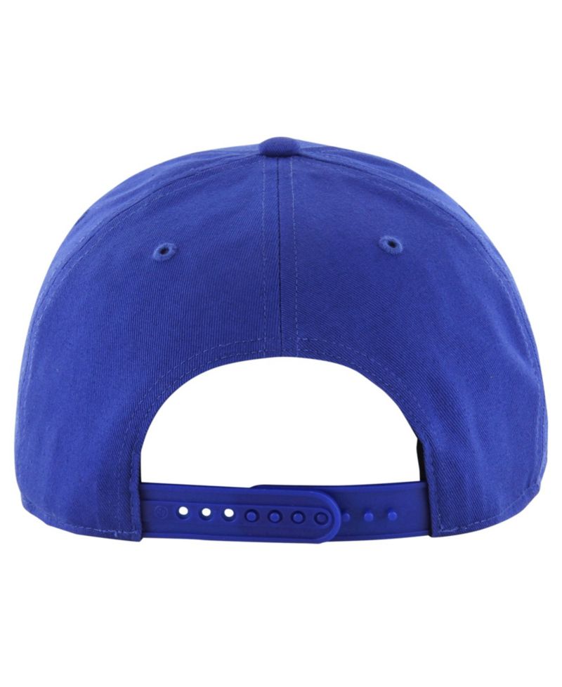 Men's Blue New York Knicks Overhand Logo Hitch Adjustable Hat