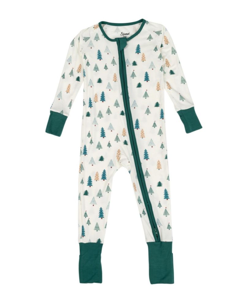 Toddler One Piece Viscose from Bamboo Holiday Pajamas