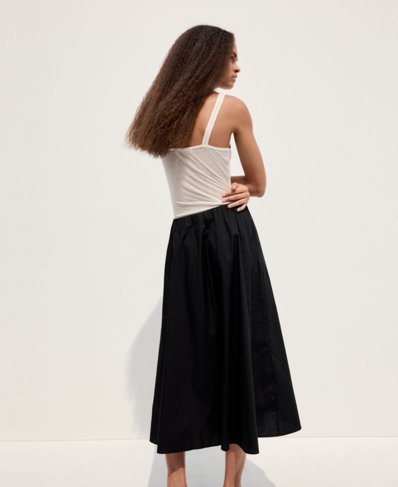 Women's Flared Cotton Skirt