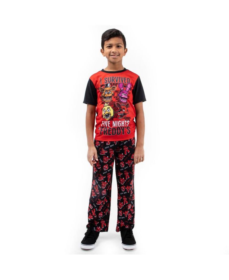 Youth Sleepwear Set Tee Shirt, Sleep Shorts, Sleep Pants