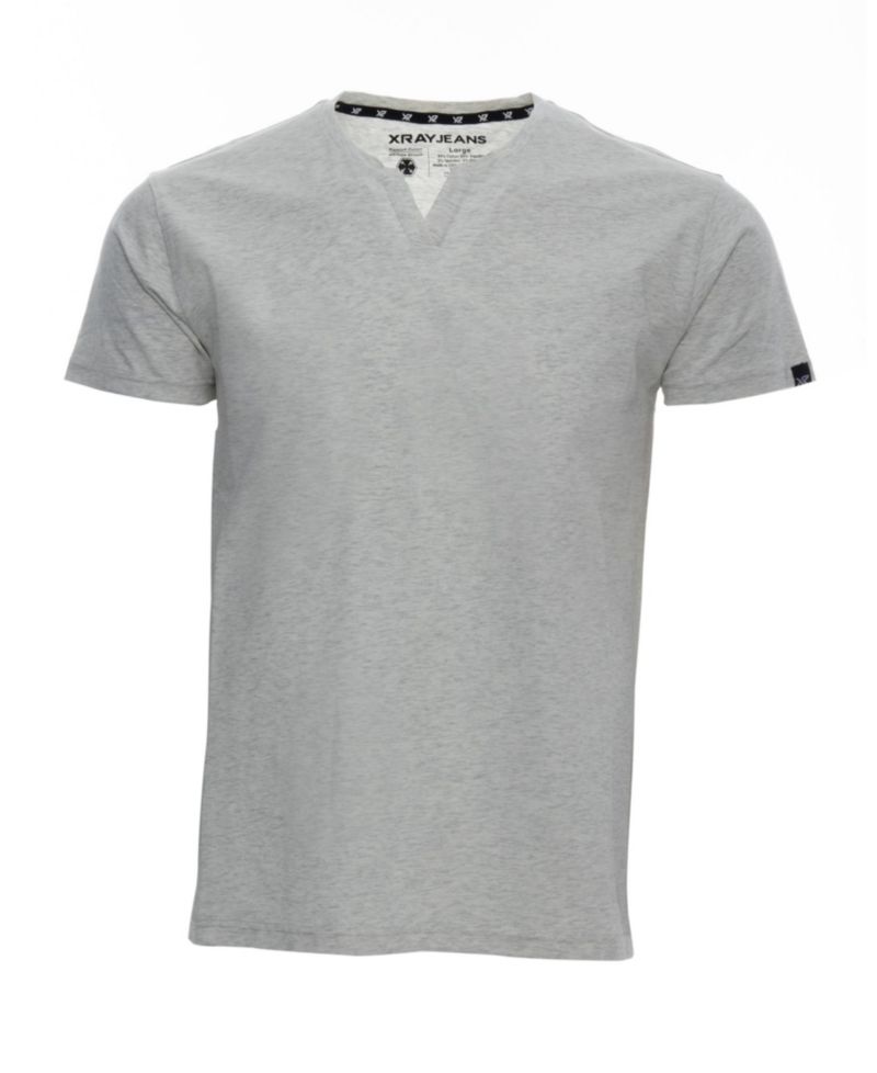 Men's Basic V-Notch Neck Short Sleeve T-Shirt
