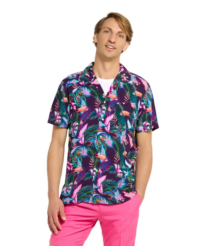 Big & Tall Hawaiian Short Sleeve Shirt