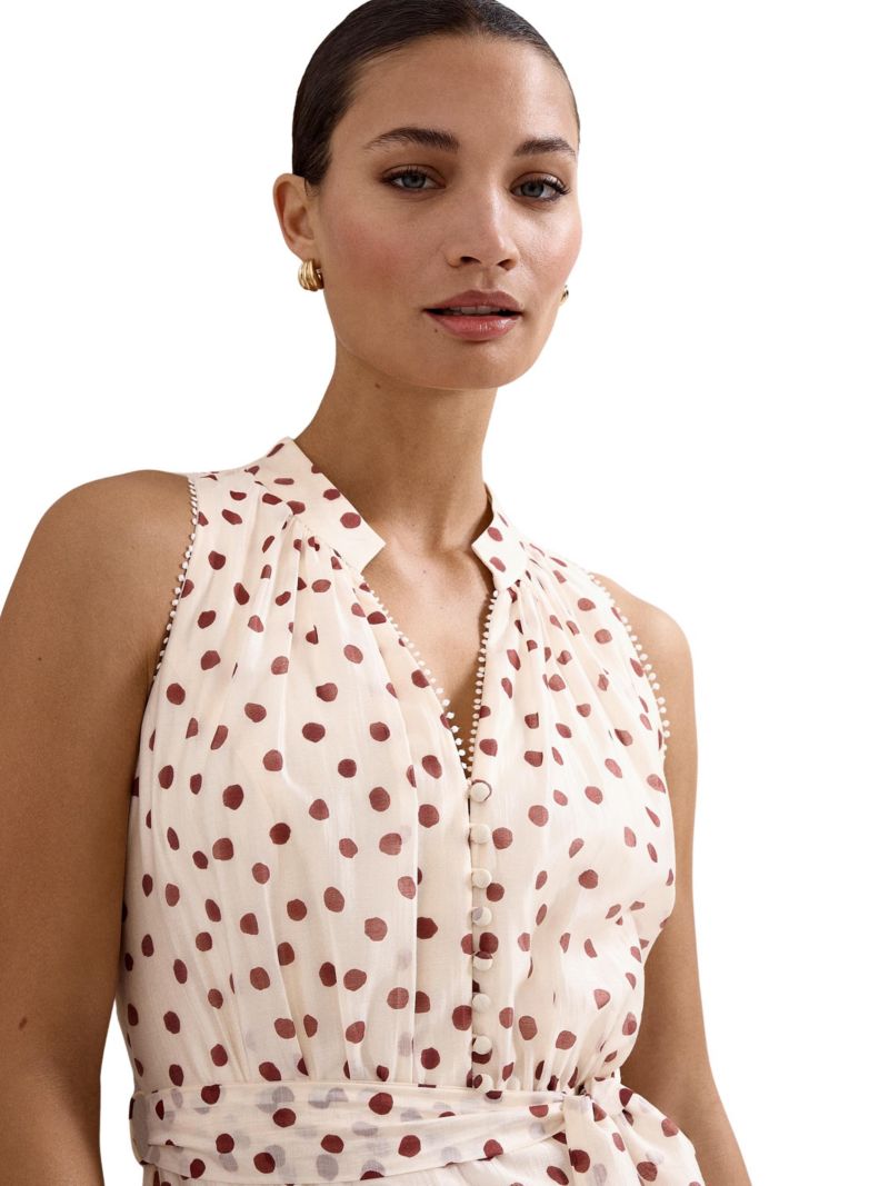 Women's Nita Polka Dot Maxi Dress