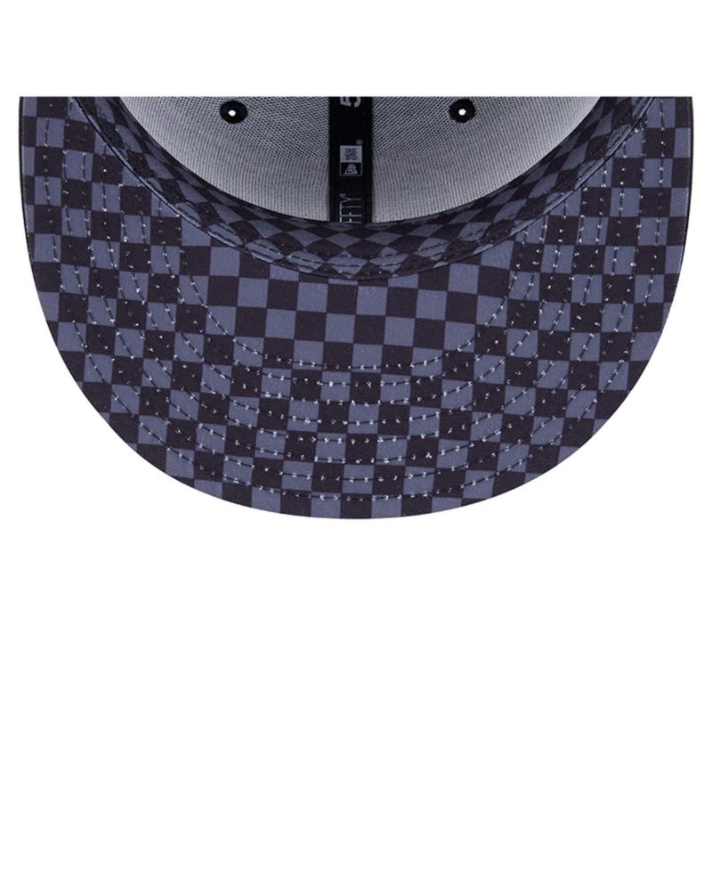 Men's Black New Orleans Saints Checkered 59FIFTY Fitted Hat