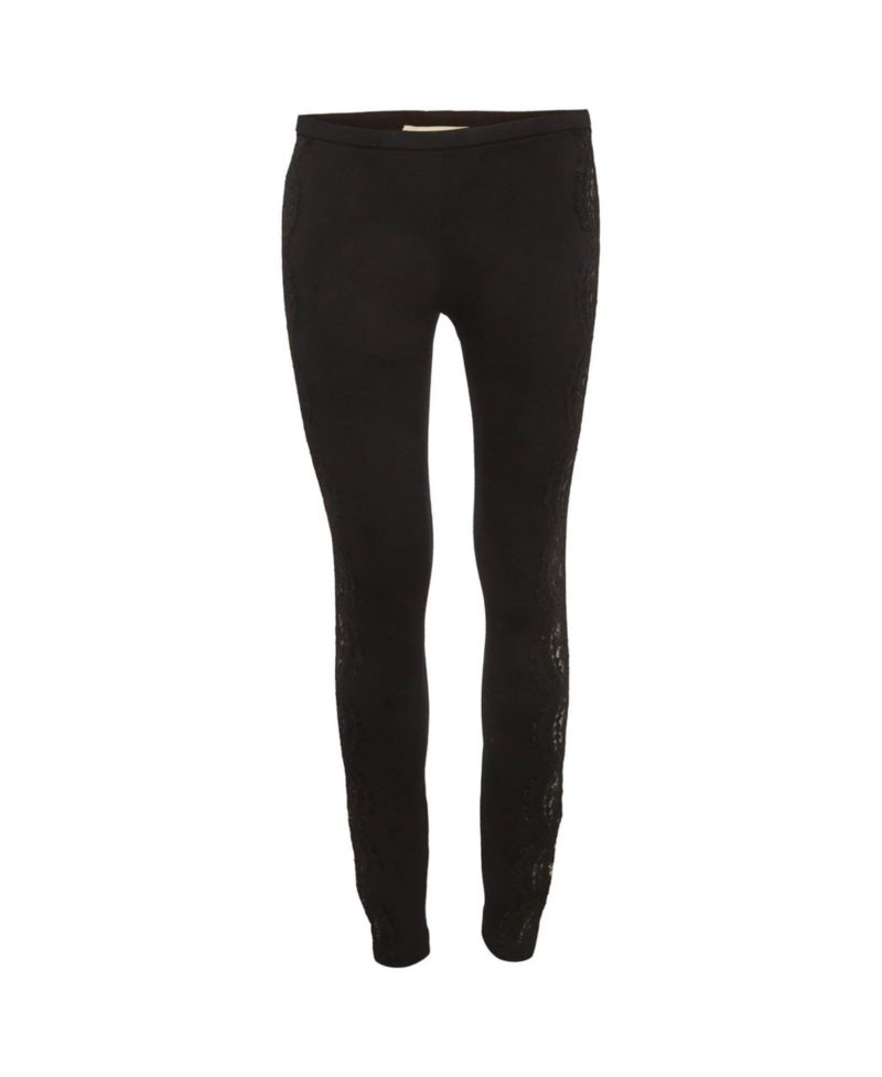 Women's Lace Trim Jersey Skinny Trousers