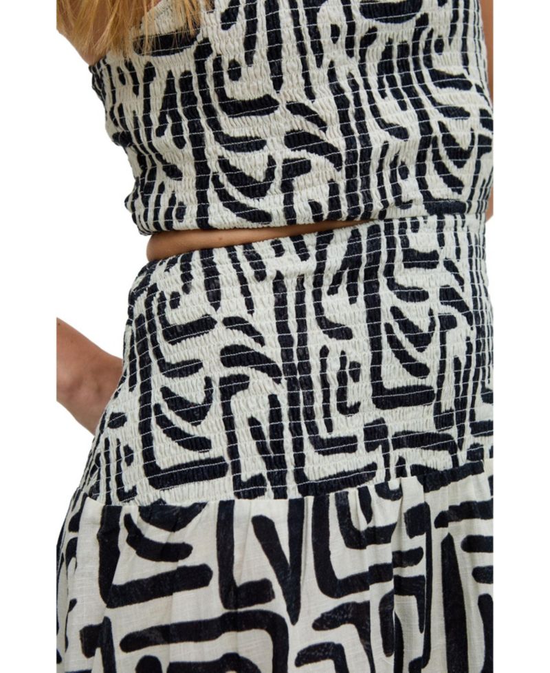 Women's Jazz Jersey One Shoulder Warhol Print Midi Dress