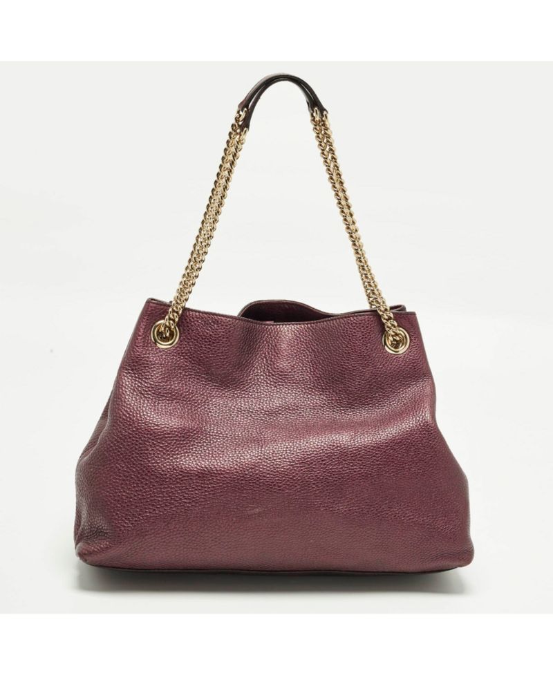 Bamboo Shopper Leather Tote