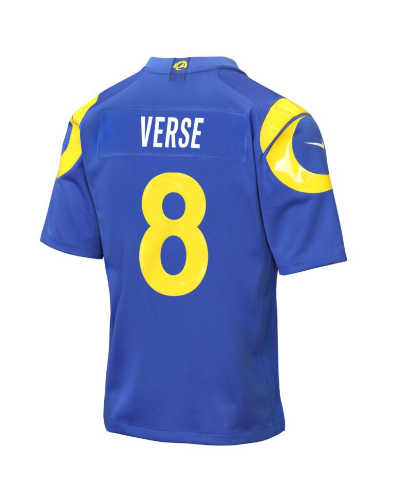 Big Boys and Girls Jared Verse Royal Los Angeles Rams Game Jersey
