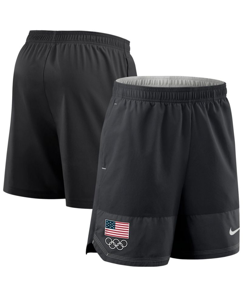 Men's Black Team USA Dri-FIT Woven Shorts