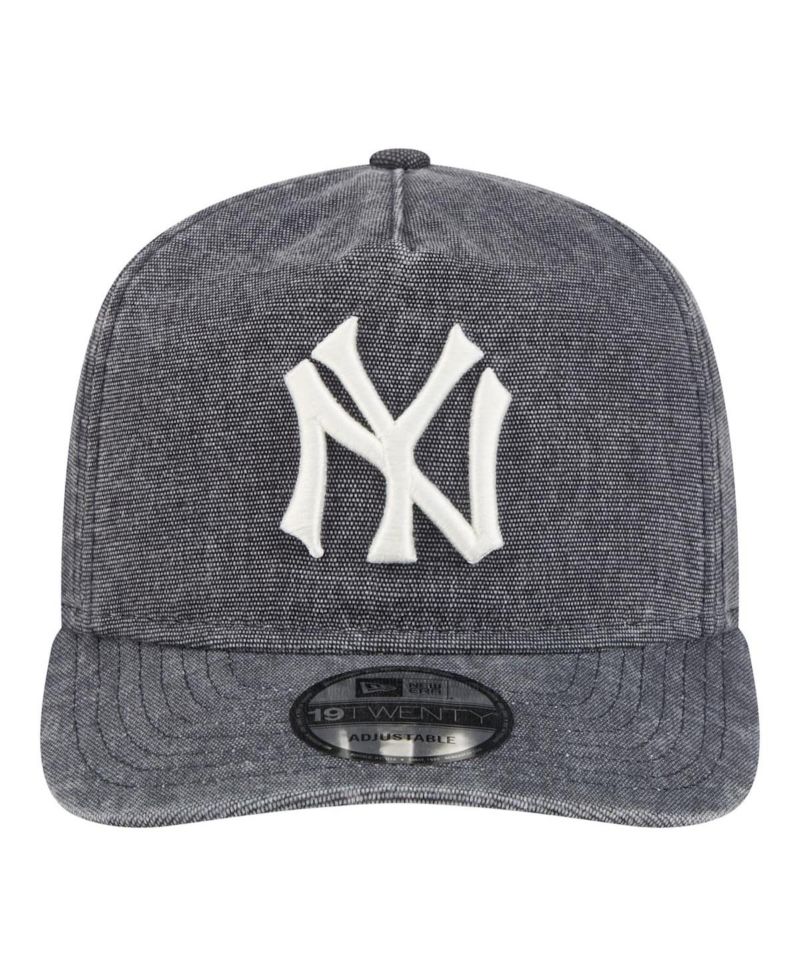 Men's Navy Heather New York Yankees Throwback Denim Classic 19TWENTY Adjustable Hat