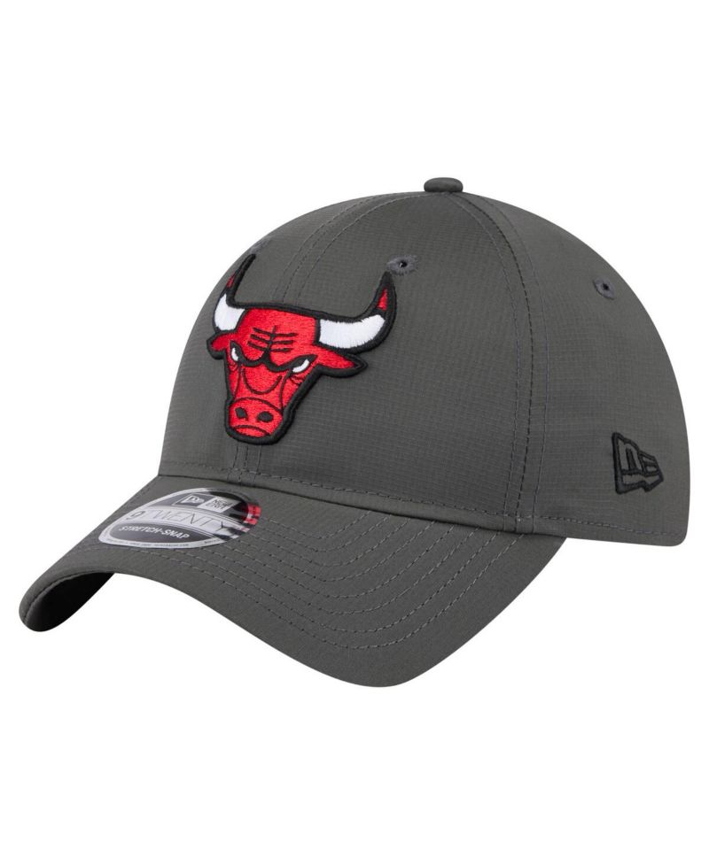 Men's Charcoal Chicago Bulls Active Ripstop 9TWENTY Adjustable Hat