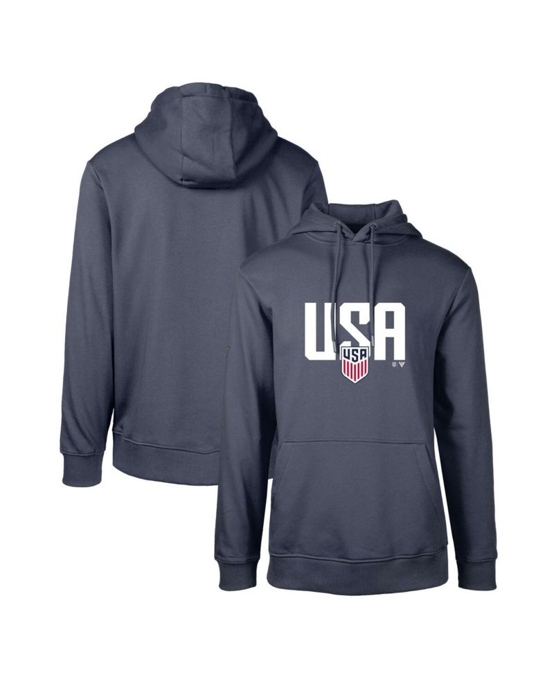 Men's Navy USMNT Podium Mascot Pullover Hoodie