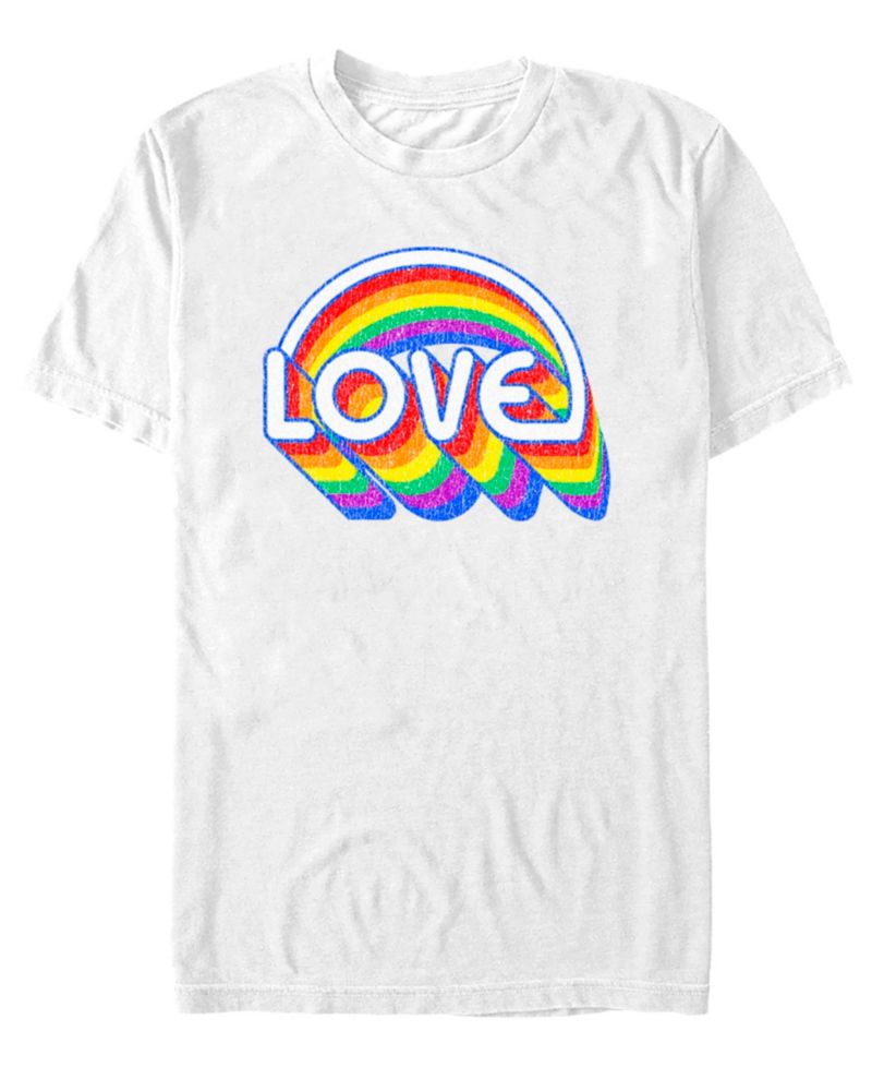 Men's Rainbow Love Short Sleeve T-Shirt