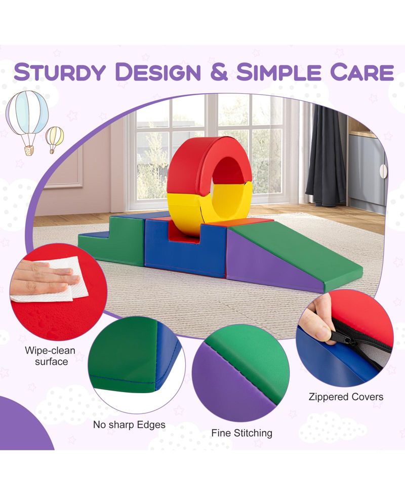 5-Piece Foam-Climbing Kids Toys, 5-Piece Set