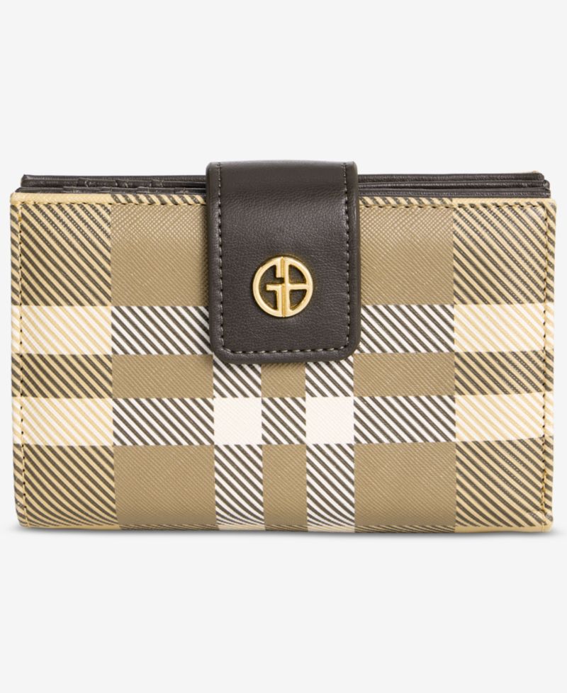 Fall Plaid Framed Indexer Wallet