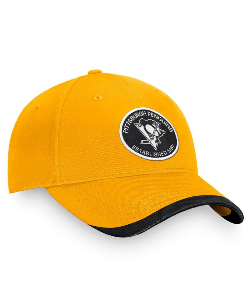 Men's Gold Pittsburgh Penguins Fundamental Adjustable Hat