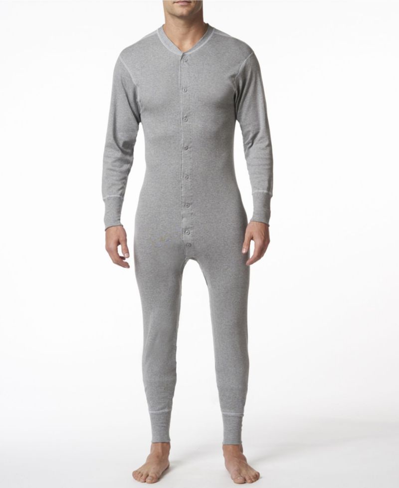 Men's Cotton Long Sleeve Onesie Combination