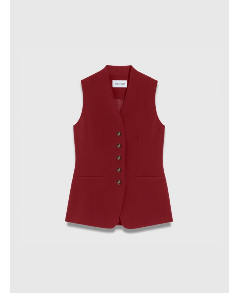 Women's Tailored Longline Hartley V-Neck Waistcoat
