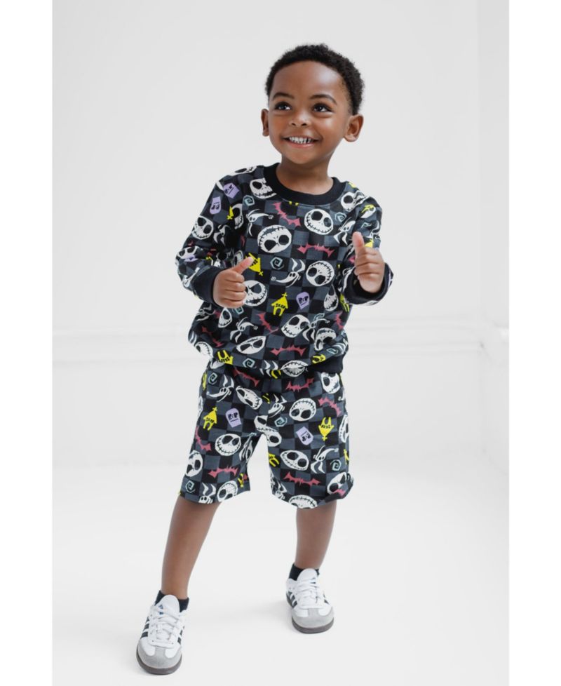 Disney French Terry Sweatshirt and Shorts(6-12)