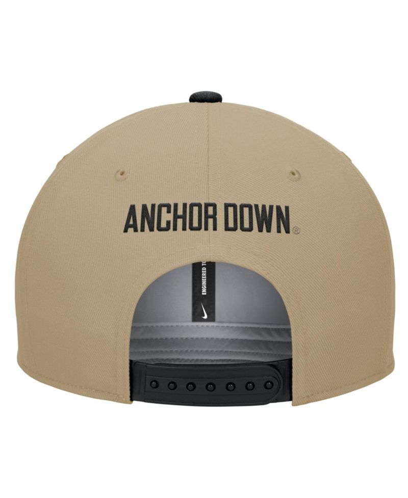 Men's Beige/Black Vanderbilt Commodores Pro Dri-FIT Snapback Hat