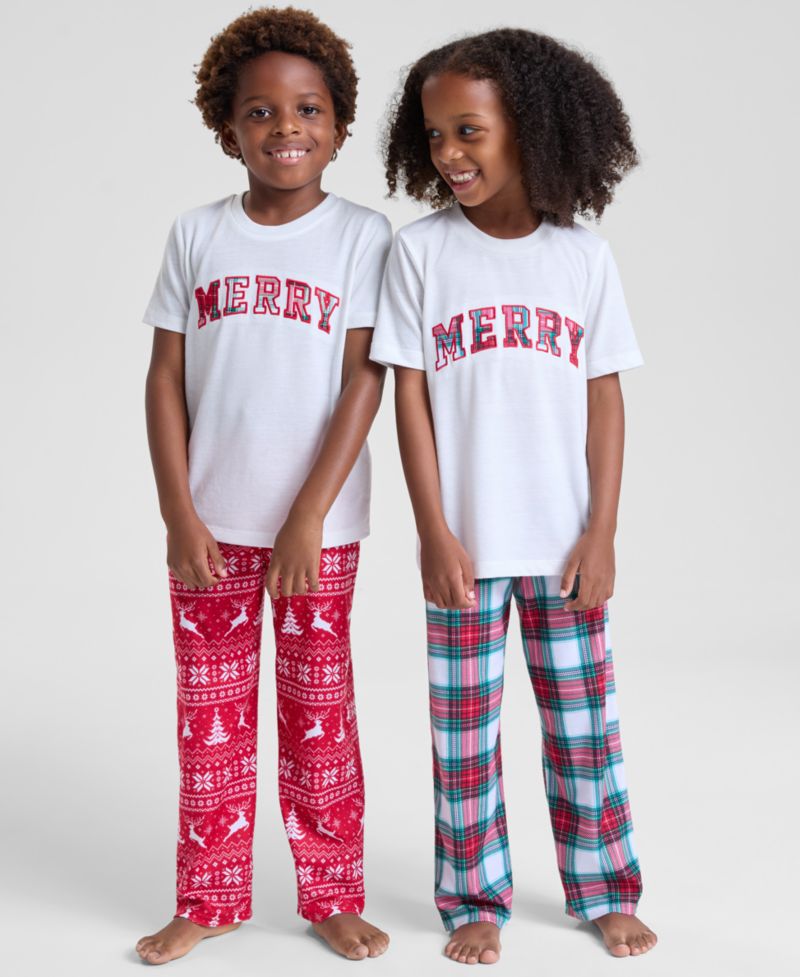 Kids 2T-16 Merry Plaid Pajama Pants