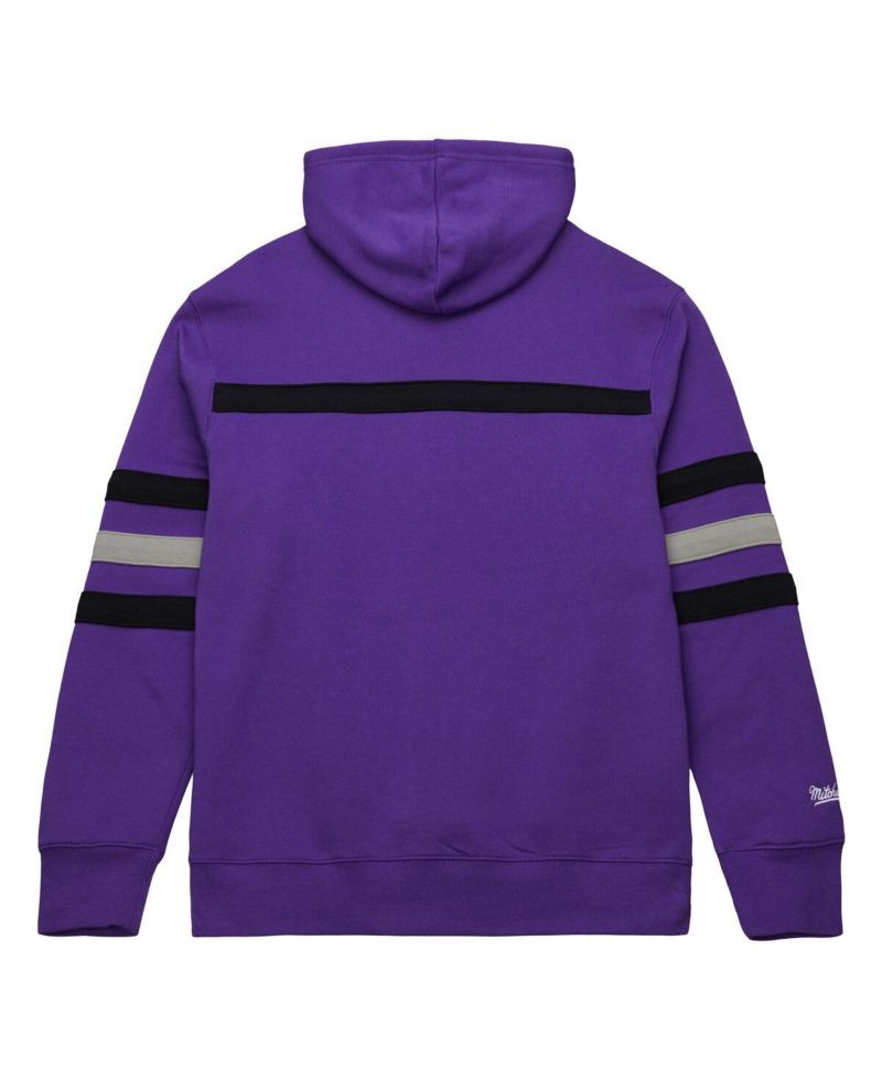 Men's Purple Sacramento Kings Hardwood Classics Nights Head Coach Pullover Hoodie